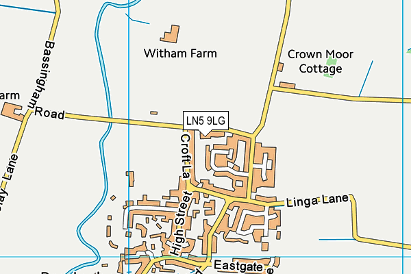 LN5 9LG map - OS VectorMap District (Ordnance Survey) LN5 9LG map - OS VectorMap District (Ordnance Survey)