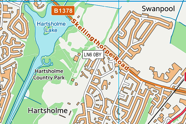 LN6 0BY map - OS VectorMap District (Ordnance Survey) LN6 0BY map - OS VectorMap District (Ordnance Survey)