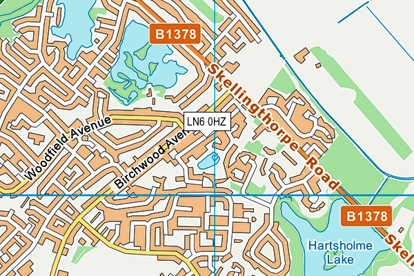 LN6 0HZ map - OS VectorMap District (Ordnance Survey) LN6 0HZ map - OS VectorMap District (Ordnance Survey)