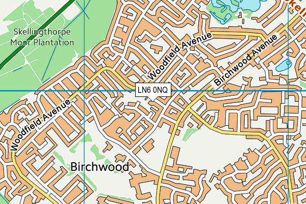 LN6 0NQ map - OS VectorMap District (Ordnance Survey) LN6 0NQ map - OS VectorMap District (Ordnance Survey)