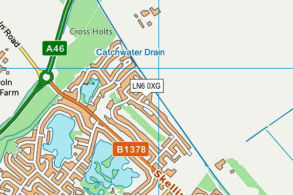 LN6 0XG map - OS VectorMap District (Ordnance Survey) LN6 0XG map - OS VectorMap District (Ordnance Survey)
