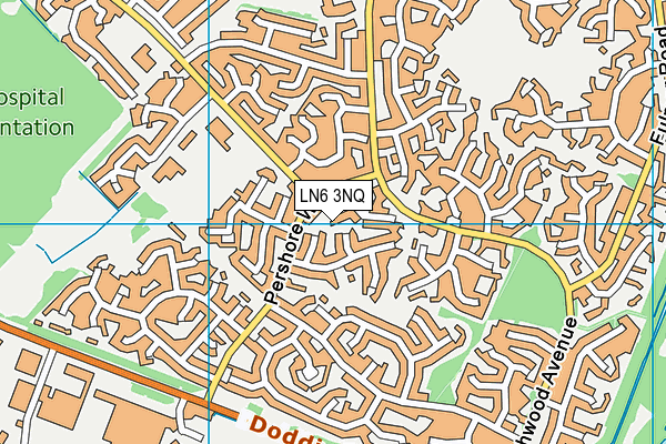 LN6 3NQ map - OS VectorMap District (Ordnance Survey) LN6 3NQ map - OS VectorMap District (Ordnance Survey)