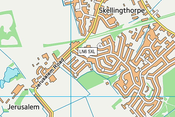 LN6 5XL map - OS VectorMap District (Ordnance Survey) LN6 5XL map - OS VectorMap District (Ordnance Survey)