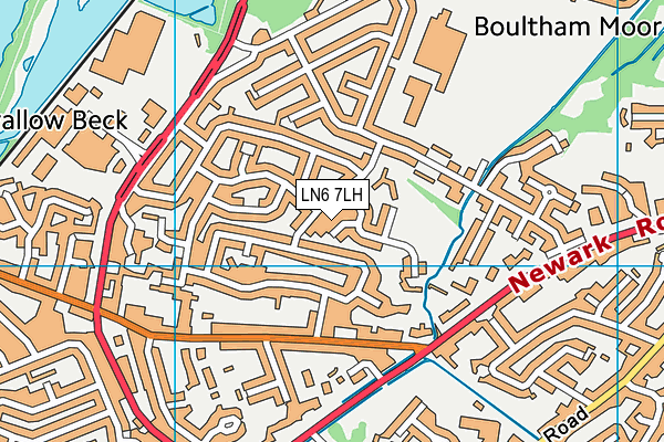 LN6 7LH map - OS VectorMap District (Ordnance Survey) LN6 7LH map - OS VectorMap District (Ordnance Survey)