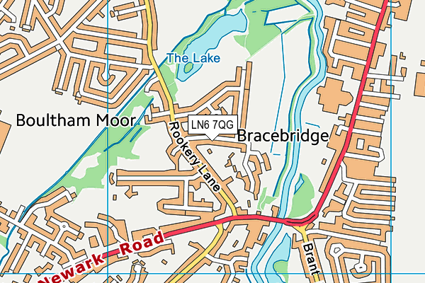LN6 7QG map - OS VectorMap District (Ordnance Survey) LN6 7QG map - OS VectorMap District (Ordnance Survey)