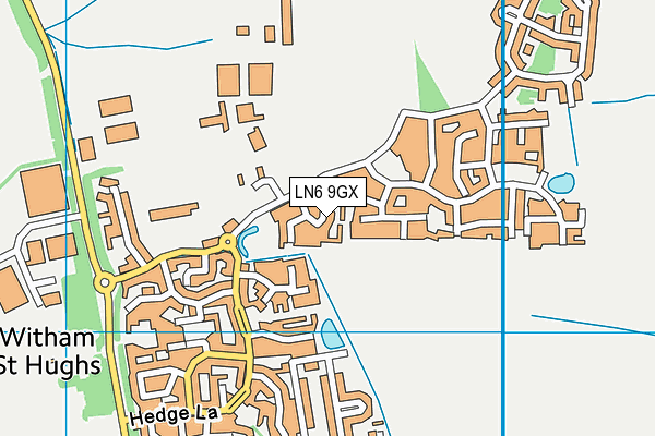 LN6 9GX map - OS VectorMap District (Ordnance Survey) LN6 9GX map - OS VectorMap District (Ordnance Survey)