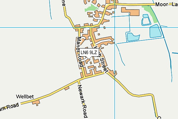 LN6 9LZ map - OS VectorMap District (Ordnance Survey) LN6 9LZ map - OS VectorMap District (Ordnance Survey)