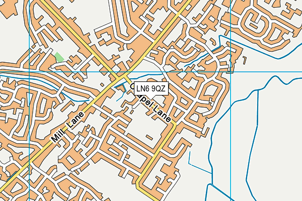 LN6 9QZ map - OS VectorMap District (Ordnance Survey) LN6 9QZ map - OS VectorMap District (Ordnance Survey)