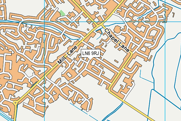 LN6 9RJ map - OS VectorMap District (Ordnance Survey) LN6 9RJ map - OS VectorMap District (Ordnance Survey)