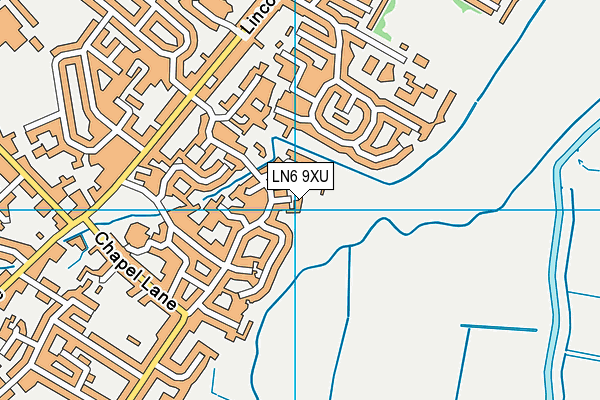 LN6 9XU map - OS VectorMap District (Ordnance Survey) LN6 9XU map - OS VectorMap District (Ordnance Survey)