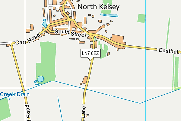 LN7 6EZ map - OS VectorMap District (Ordnance Survey) LN7 6EZ map - OS VectorMap District (Ordnance Survey)