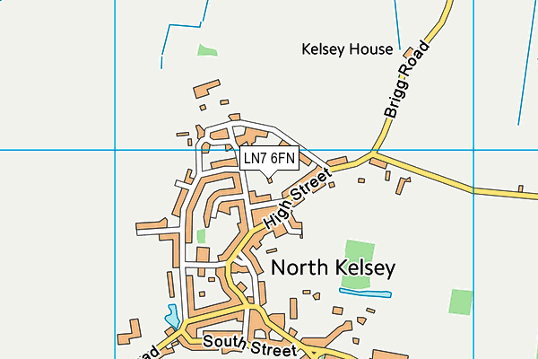 LN7 6FN map - OS VectorMap District (Ordnance Survey)