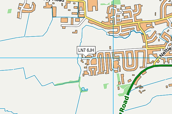 LN7 6JH map - OS VectorMap District (Ordnance Survey) LN7 6JH map - OS VectorMap District (Ordnance Survey)