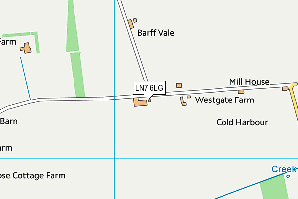 LN7 6LG map - OS VectorMap District (Ordnance Survey) LN7 6LG map - OS VectorMap District (Ordnance Survey)
