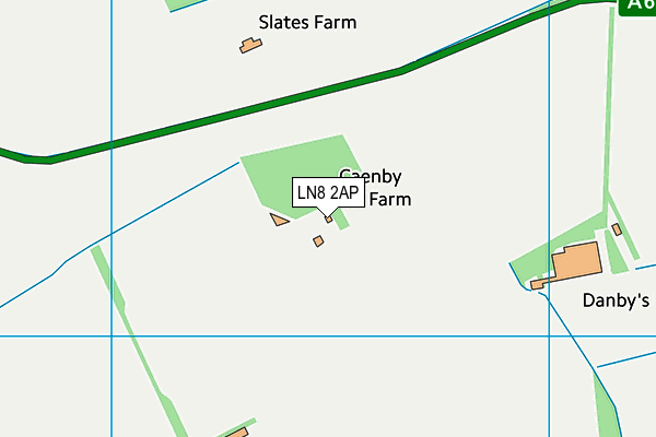 LN8 2AP map - OS VectorMap District (Ordnance Survey) LN8 2AP map - OS VectorMap District (Ordnance Survey)