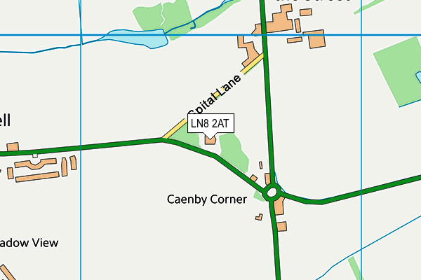 LN8 2AT map - OS VectorMap District (Ordnance Survey) LN8 2AT map - OS VectorMap District (Ordnance Survey)