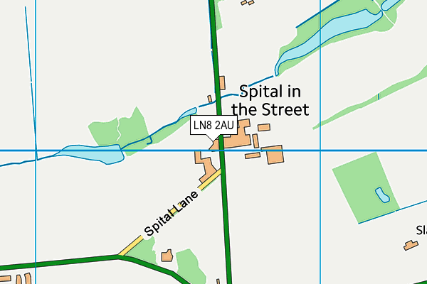 LN8 2AU map - OS VectorMap District (Ordnance Survey) LN8 2AU map - OS VectorMap District (Ordnance Survey)