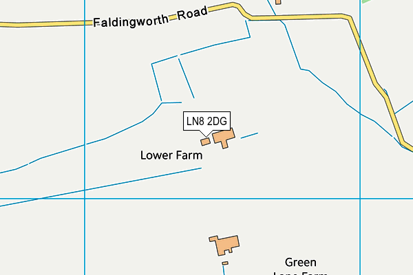 LN8 2DG map - OS VectorMap District (Ordnance Survey) LN8 2DG map - OS VectorMap District (Ordnance Survey)