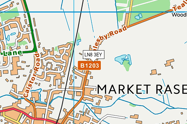 LN8 3EY map - OS VectorMap District (Ordnance Survey) LN8 3EY map - OS VectorMap District (Ordnance Survey)