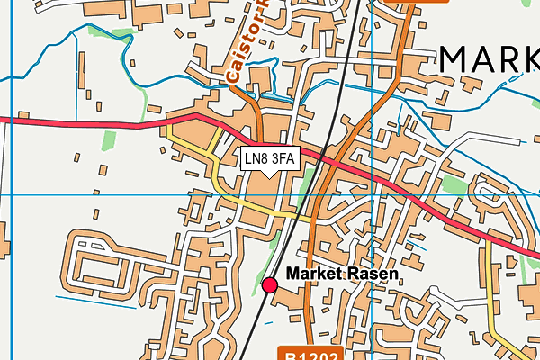 LN8 3FA map - OS VectorMap District (Ordnance Survey) LN8 3FA map - OS VectorMap District (Ordnance Survey)