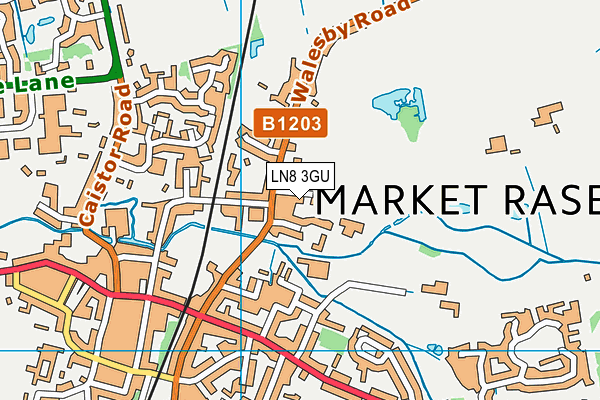 LN8 3GU map - OS VectorMap District (Ordnance Survey) LN8 3GU map - OS VectorMap District (Ordnance Survey)