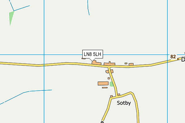 LN8 5LH map - OS VectorMap District (Ordnance Survey) LN8 5LH map - OS VectorMap District (Ordnance Survey)