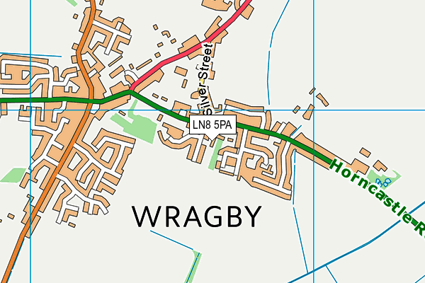 LN8 5PA map - OS VectorMap District (Ordnance Survey) LN8 5PA map - OS VectorMap District (Ordnance Survey)