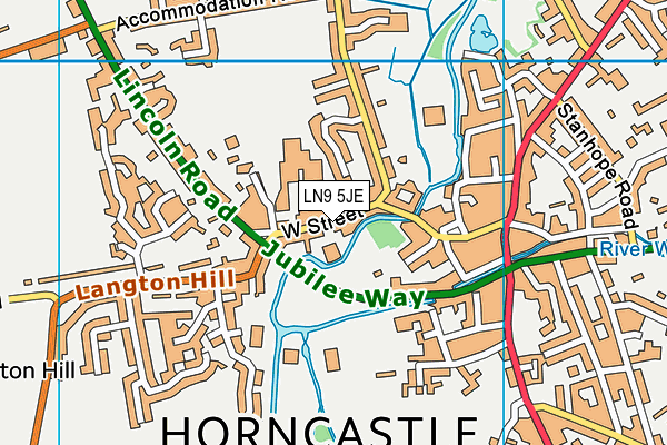 LN9 5JE map - OS VectorMap District (Ordnance Survey) LN9 5JE map - OS VectorMap District (Ordnance Survey)
