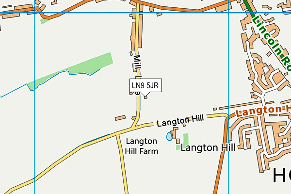 LN9 5JR map - OS VectorMap District (Ordnance Survey) LN9 5JR map - OS VectorMap District (Ordnance Survey)
