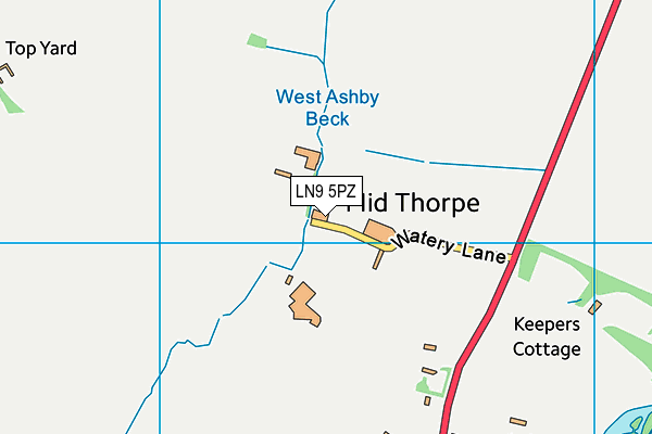 LN9 5PZ map - OS VectorMap District (Ordnance Survey) LN9 5PZ map - OS VectorMap District (Ordnance Survey)