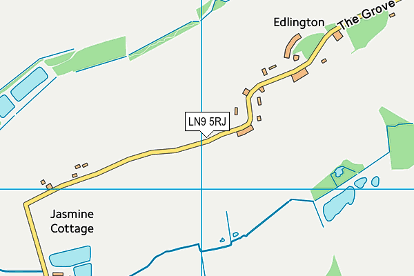 LN9 5RJ map - OS VectorMap District (Ordnance Survey) LN9 5RJ map - OS VectorMap District (Ordnance Survey)