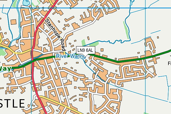 LN9 6AL map - OS VectorMap District (Ordnance Survey) LN9 6AL map - OS VectorMap District (Ordnance Survey)