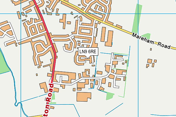 LN9 6RE map - OS VectorMap District (Ordnance Survey) LN9 6RE map - OS VectorMap District (Ordnance Survey)
