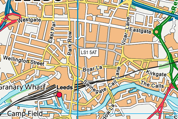 LS1 5AT map - OS VectorMap District (Ordnance Survey) LS1 5AT map - OS VectorMap District (Ordnance Survey)