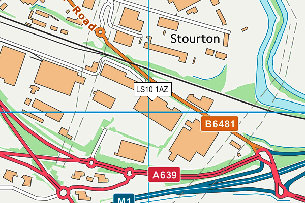 LS10 1AZ map - OS VectorMap District (Ordnance Survey) LS10 1AZ map - OS VectorMap District (Ordnance Survey)