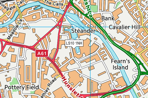 LS10 1NH map - OS VectorMap District (Ordnance Survey)