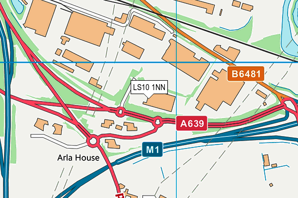 LS10 1NN map - OS VectorMap District (Ordnance Survey) LS10 1NN map - OS VectorMap District (Ordnance Survey)