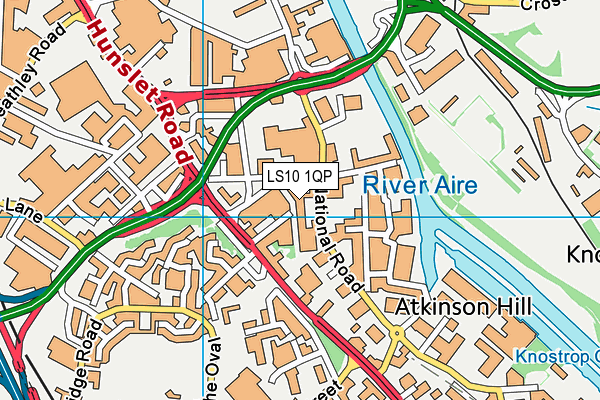 LS10 1QP map - OS VectorMap District (Ordnance Survey) LS10 1QP map - OS VectorMap District (Ordnance Survey)