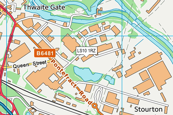 LS10 1RZ map - OS VectorMap District (Ordnance Survey) LS10 1RZ map - OS VectorMap District (Ordnance Survey)