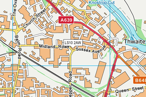LS10 2AW map - OS VectorMap District (Ordnance Survey) LS10 2AW map - OS VectorMap District (Ordnance Survey)