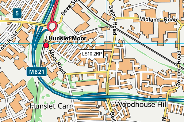 LS10 2RP map - OS VectorMap District (Ordnance Survey) LS10 2RP map - OS VectorMap District (Ordnance Survey)