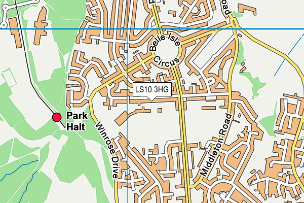 LS10 3HG map - OS VectorMap District (Ordnance Survey) LS10 3HG map - OS VectorMap District (Ordnance Survey)