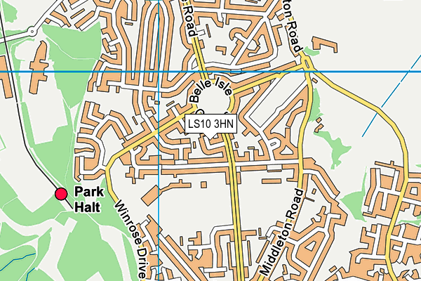 LS10 3HN map - OS VectorMap District (Ordnance Survey) LS10 3HN map - OS VectorMap District (Ordnance Survey)