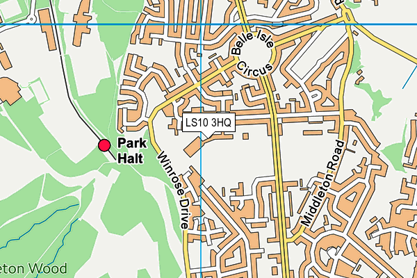 LS10 3HQ map - OS VectorMap District (Ordnance Survey) LS10 3HQ map - OS VectorMap District (Ordnance Survey)