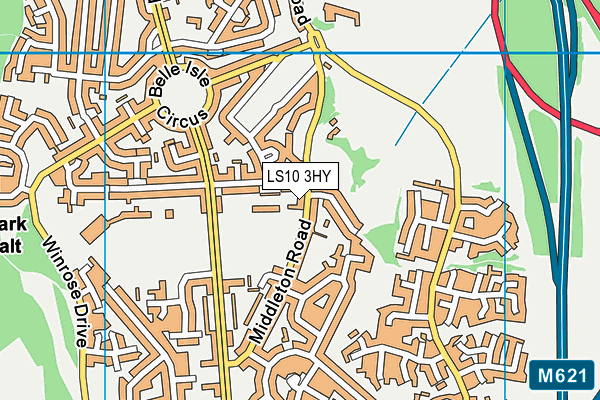 LS10 3HY map - OS VectorMap District (Ordnance Survey) LS10 3HY map - OS VectorMap District (Ordnance Survey)
