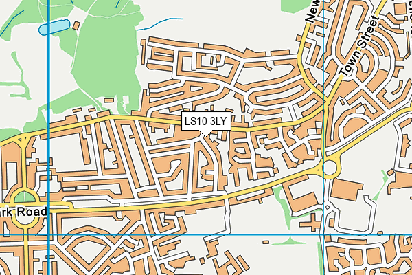 LS10 3LY map - OS VectorMap District (Ordnance Survey) LS10 3LY map - OS VectorMap District (Ordnance Survey)