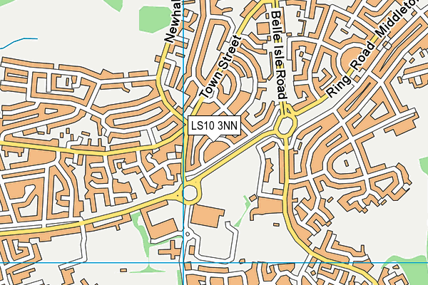LS10 3NN map - OS VectorMap District (Ordnance Survey) LS10 3NN map - OS VectorMap District (Ordnance Survey)