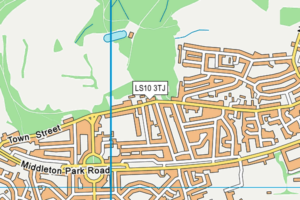 LS10 3TJ map - OS VectorMap District (Ordnance Survey) LS10 3TJ map - OS VectorMap District (Ordnance Survey)