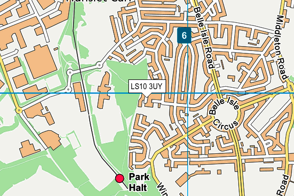 LS10 3UY map - OS VectorMap District (Ordnance Survey) LS10 3UY map - OS VectorMap District (Ordnance Survey)
