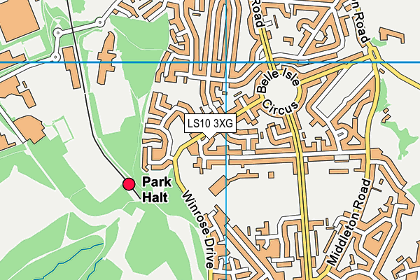 LS10 3XG map - OS VectorMap District (Ordnance Survey) LS10 3XG map - OS VectorMap District (Ordnance Survey)